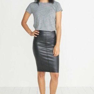 NWOT Marine Layer Faux Leather Skirt - Sz M